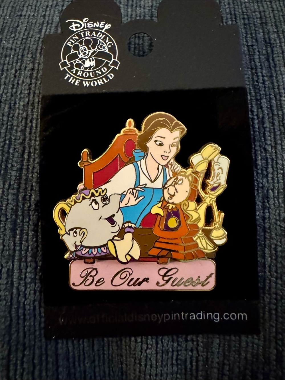 Disney’s Beauty & the Beast Be Our Guest Pin 2004
